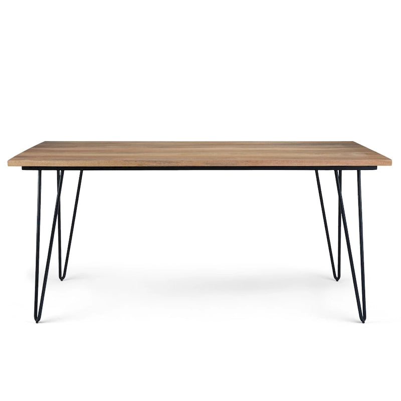 Table à manger en bois de style industriel