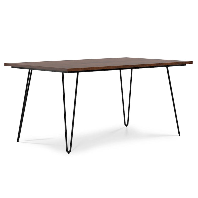 Table à manger en bois de style industriel