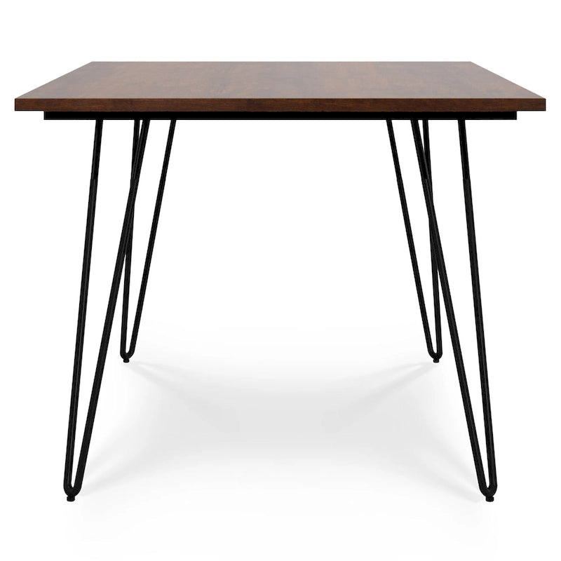 Table à manger en bois de style industriel