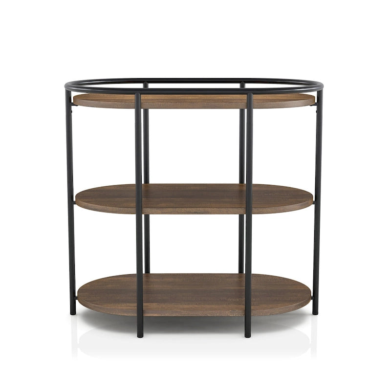 Table d'appoint à trois niveaux en acier
