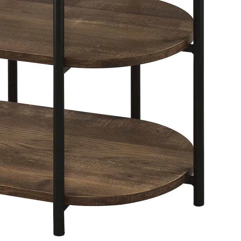 Table d'appoint à trois niveaux en acier