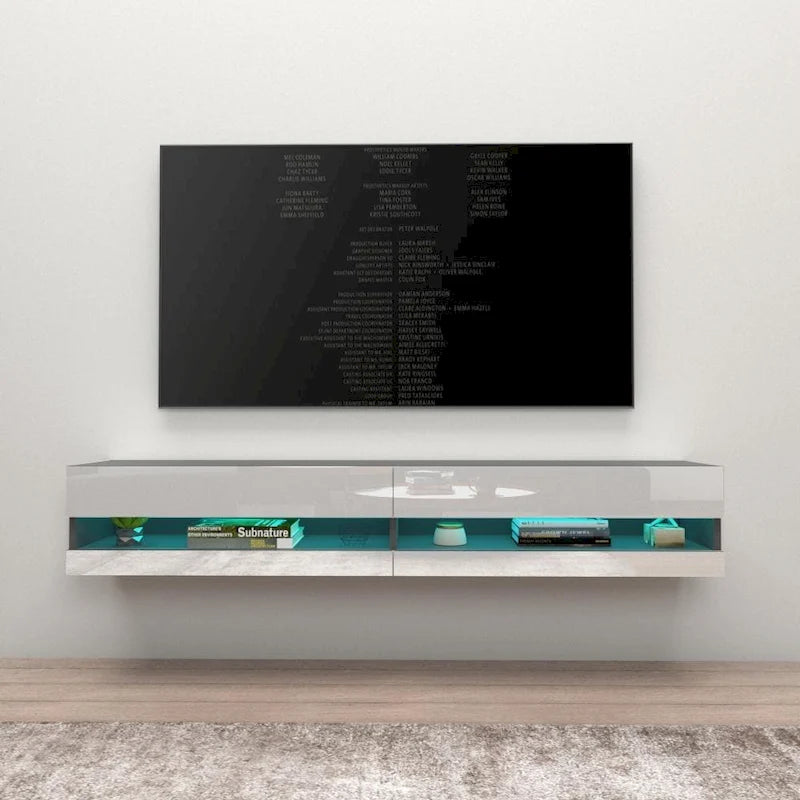 Meuble TV mural flottant