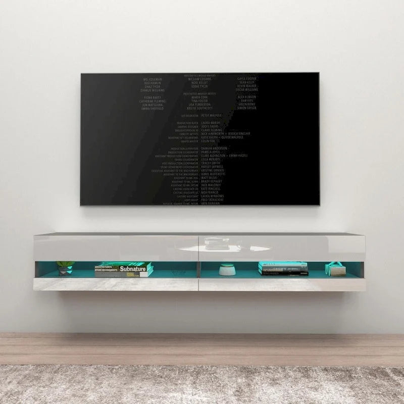 Meuble TV mural flottant