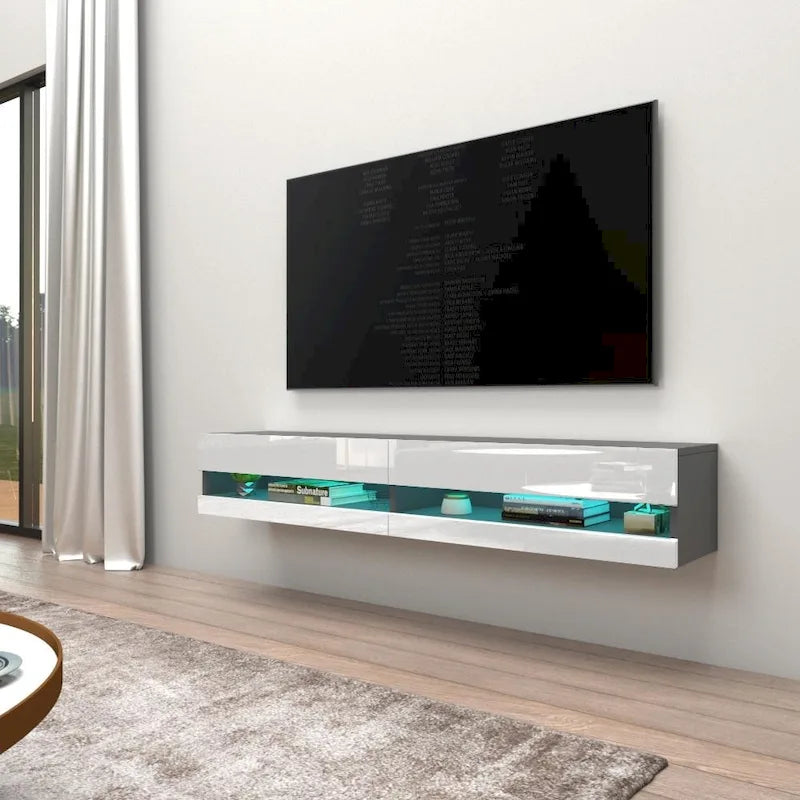 Meuble TV mural flottant