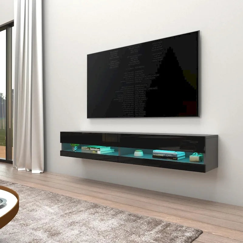 Meuble TV mural flottant