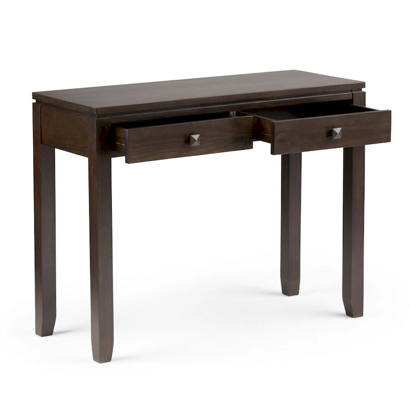 Table console de canapé en bois massif de style moderne