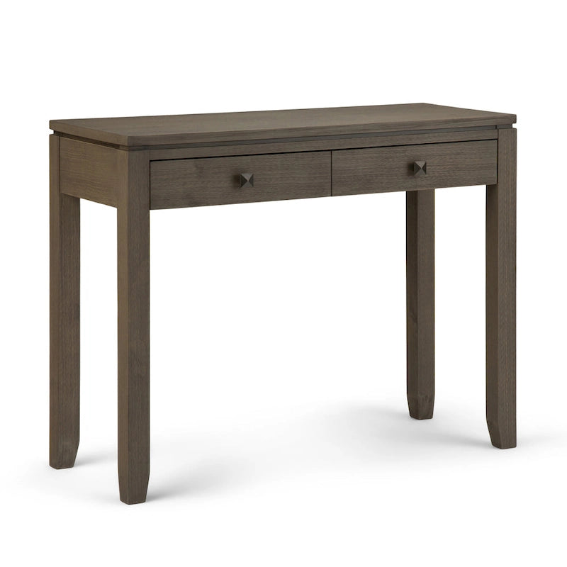 Table console de canapé en bois massif de style moderne