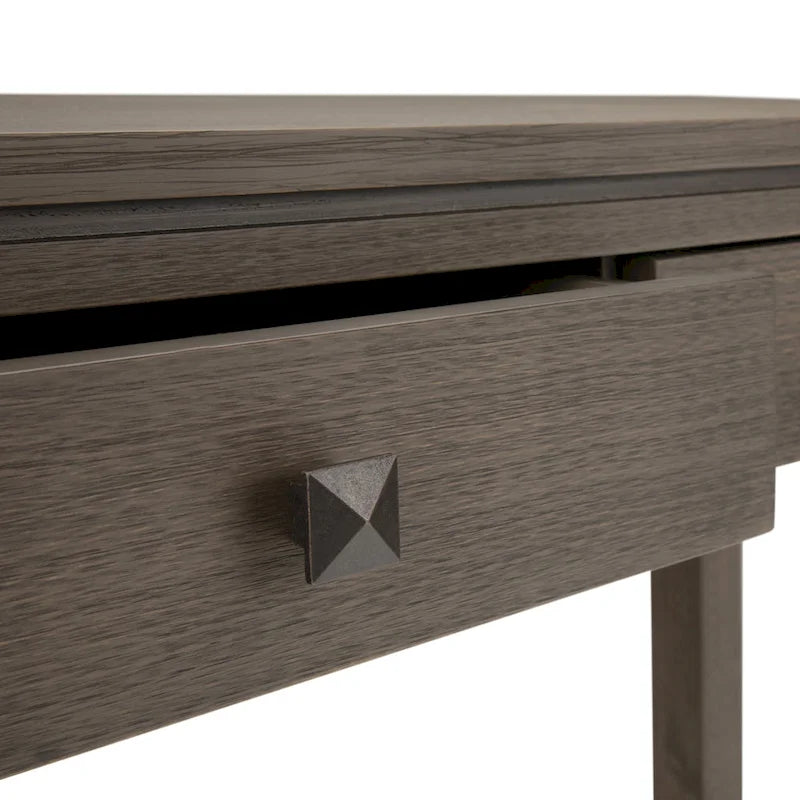 Table console de canapé en bois massif de style moderne