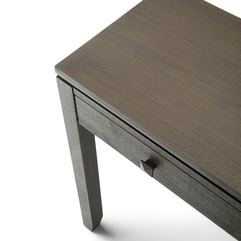Table console de canapé en bois massif de style moderne