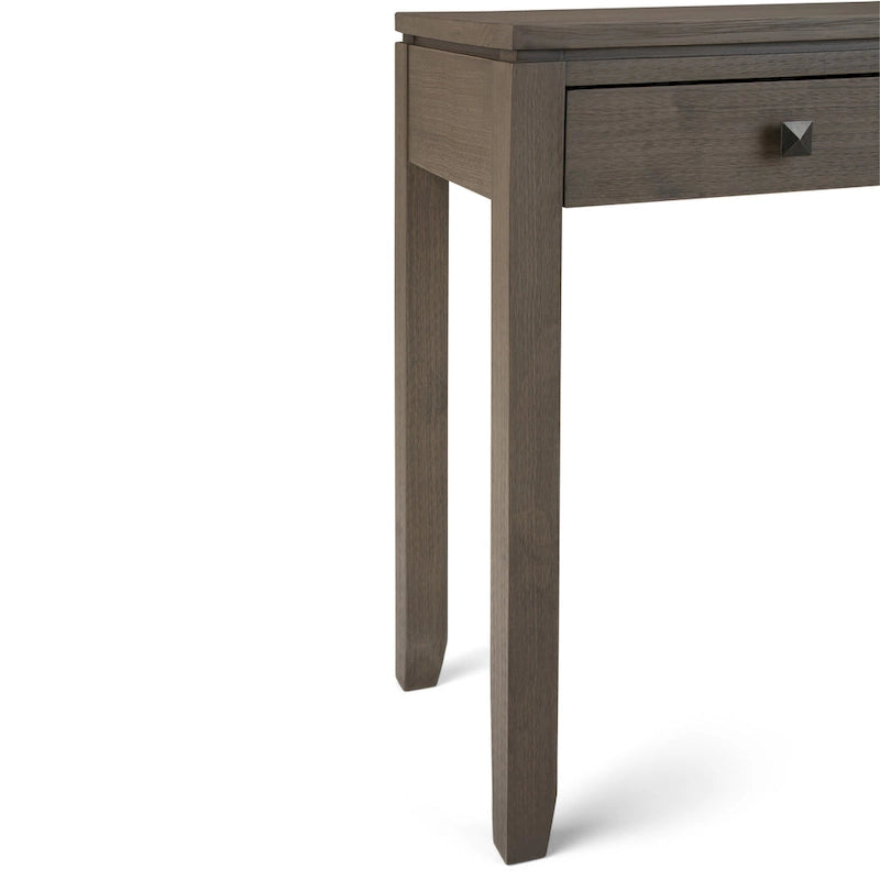 Table console de canapé en bois massif de style moderne