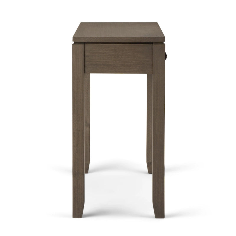 Table console de canapé en bois massif de style moderne