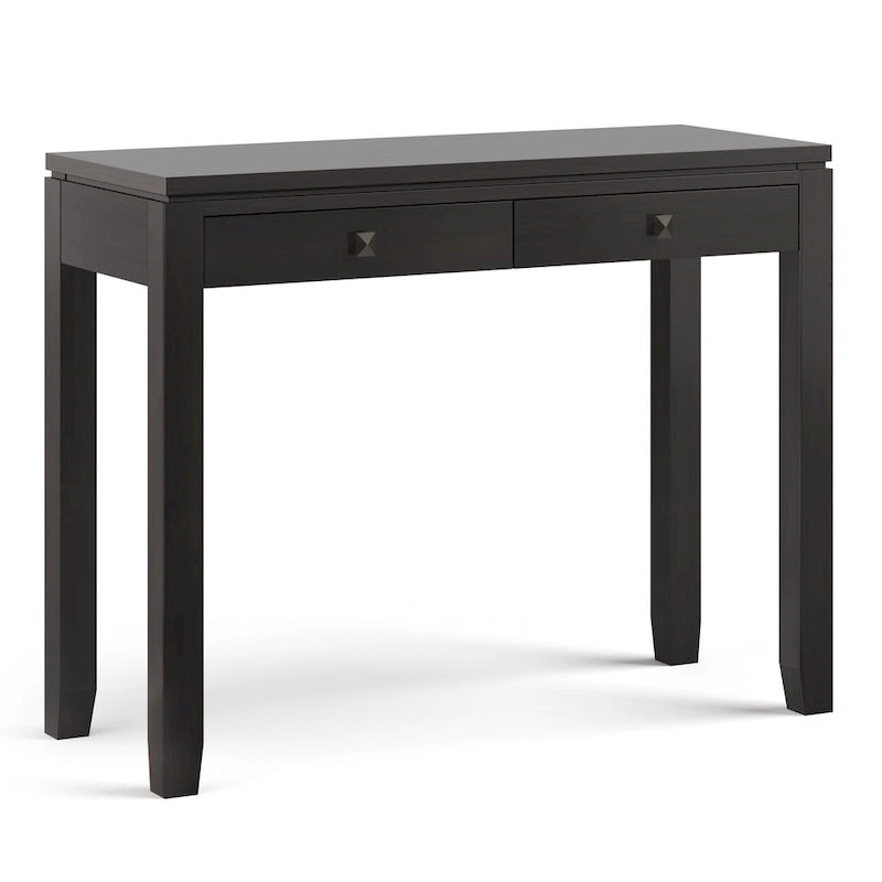 Table console de canapé en bois massif de style moderne