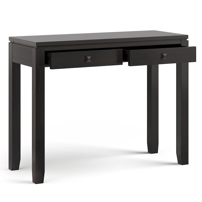 Table console de canapé en bois massif de style moderne