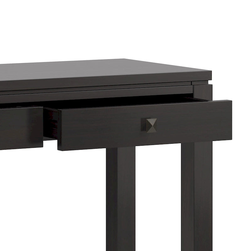 Table console de canapé en bois massif de style moderne