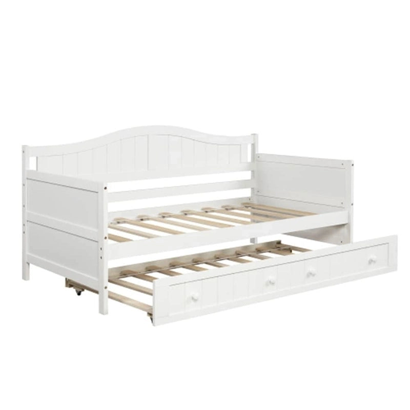 Lit de repos en bois pour deux personnes