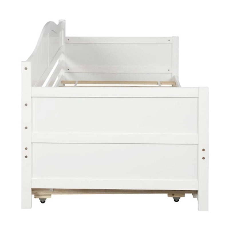 Lit de repos en bois pour deux personnes