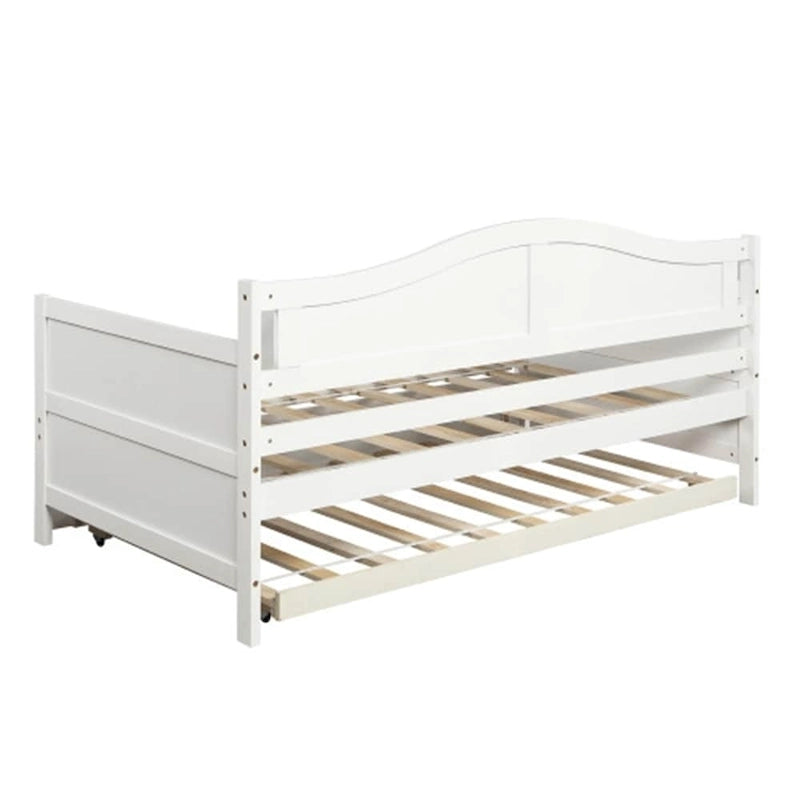 Lit de repos en bois pour deux personnes