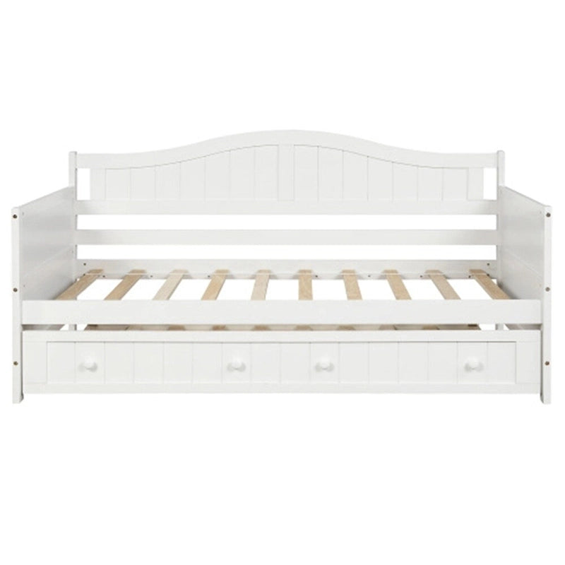 Lit de repos en bois pour deux personnes