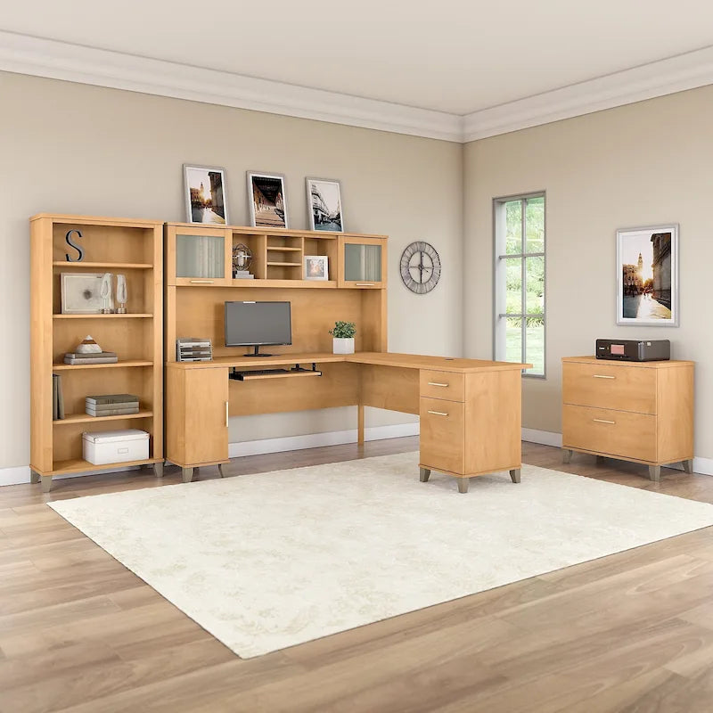 Bureau en L — Gris