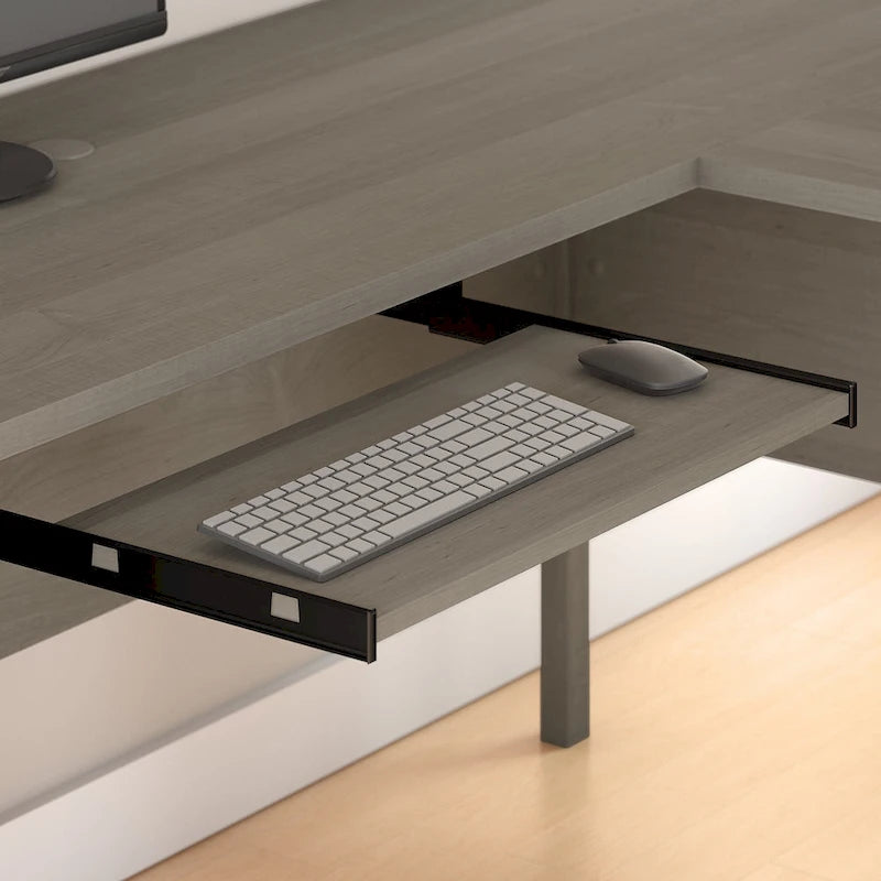 Bureau en L — Gris