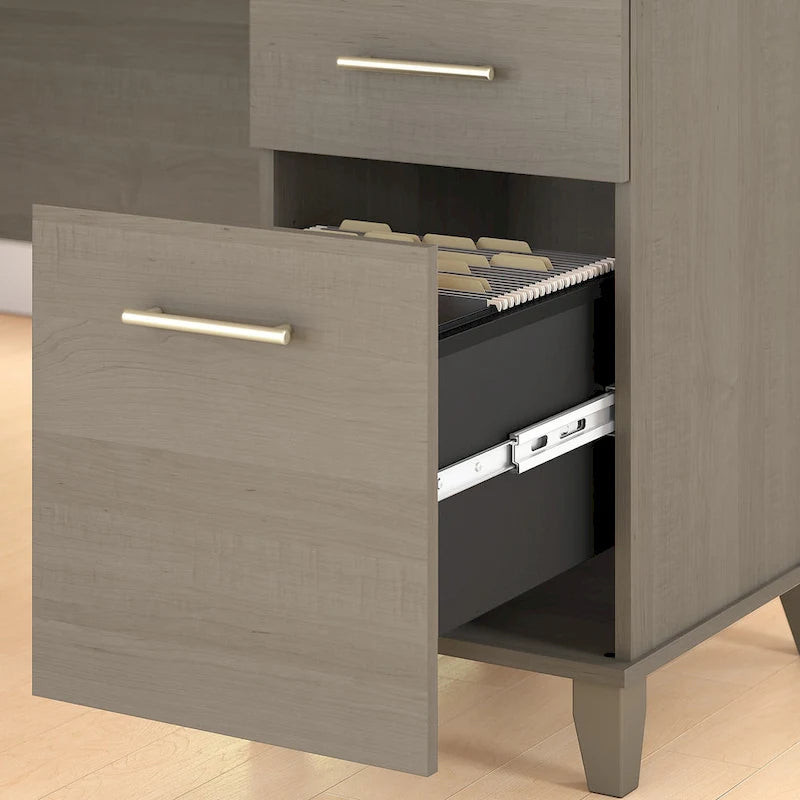 Bureau en L — Gris