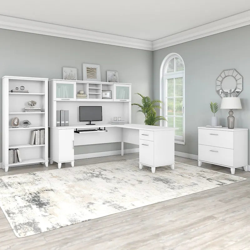 Bureau en L — Gris