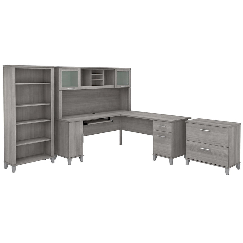 Bureau en L — Gris