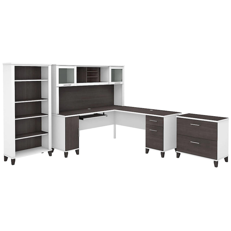 Bureau en L — Gris