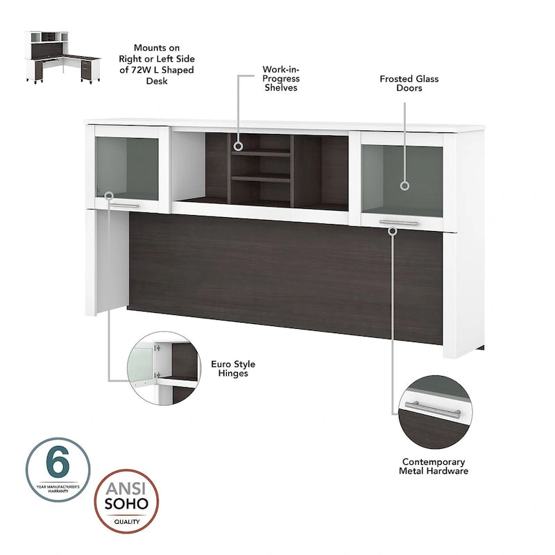 Bureau en L — Gris