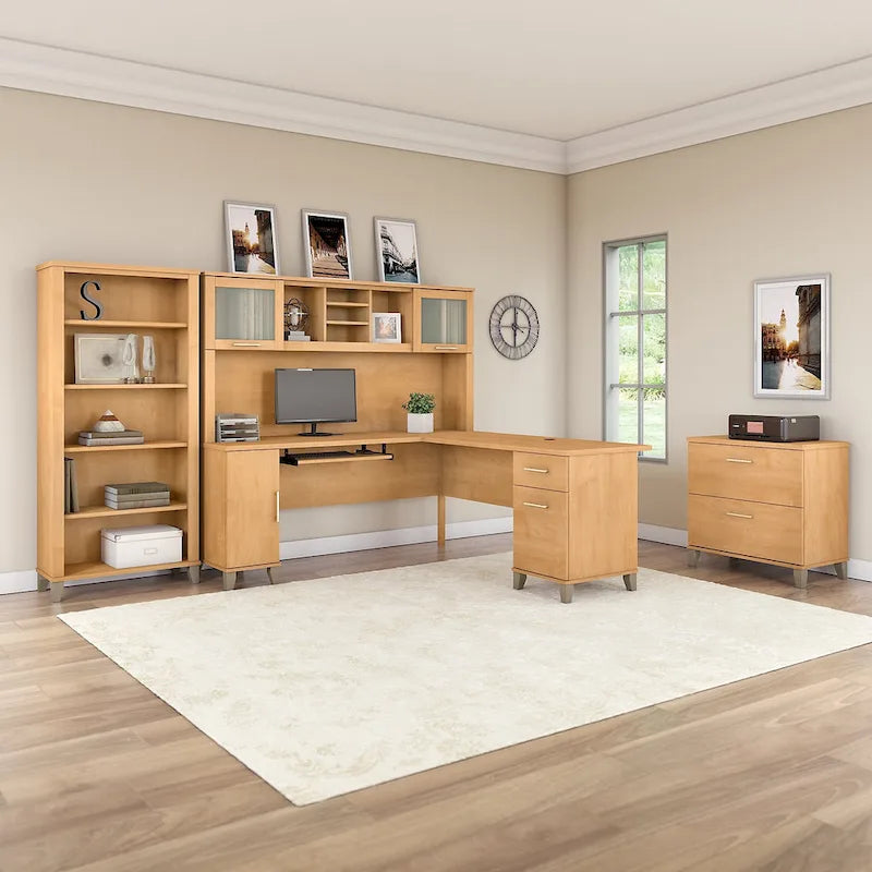 Bureau en L — Gris