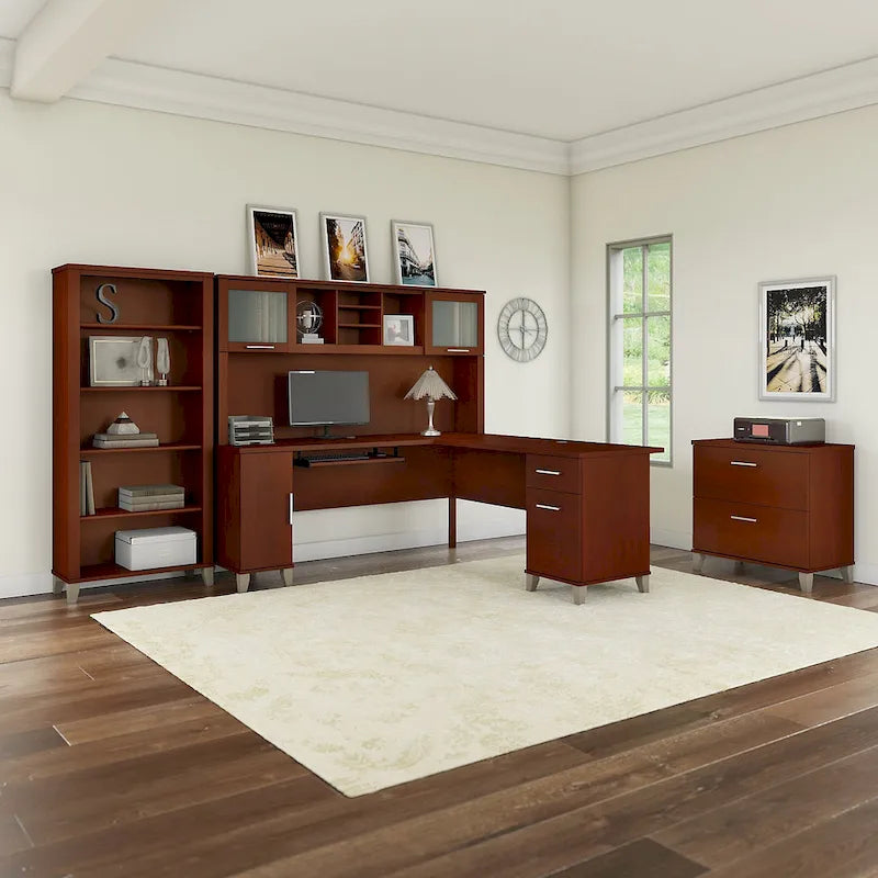 Bureau en L — Gris