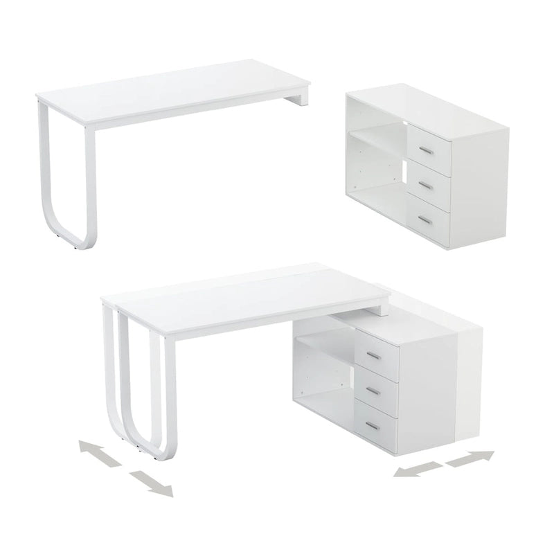 Bureau d'angle pour ordinateur