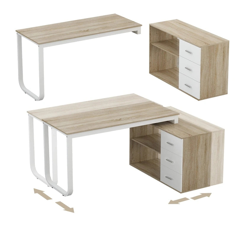 Bureau d'angle pour ordinateur