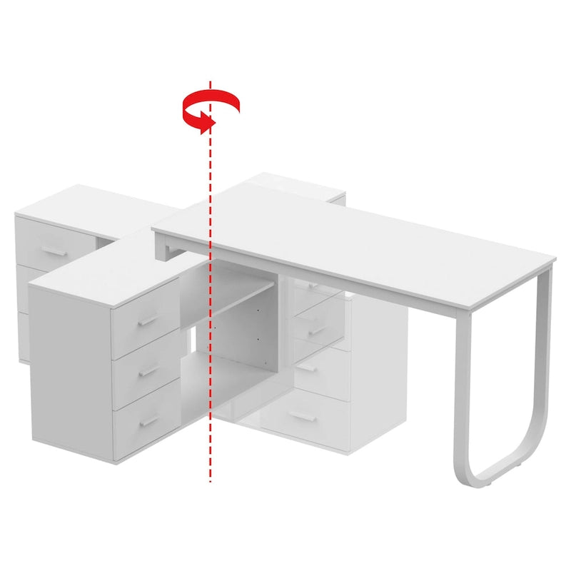 Bureau d'angle pour ordinateur