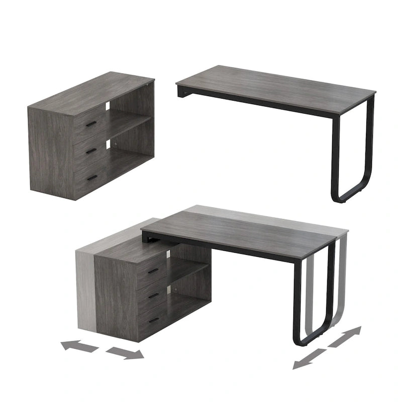 Bureau d'angle pour ordinateur