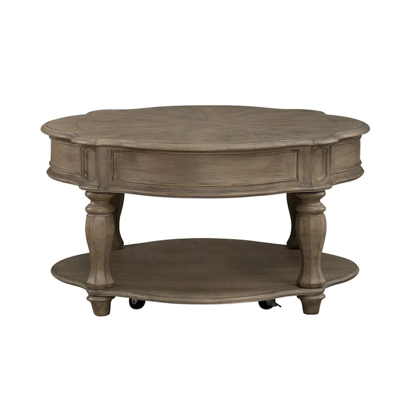 Table basse ronde Weathered Bisque