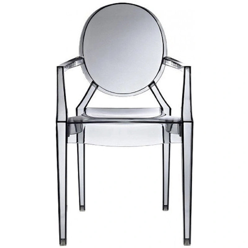 Chaise en acrylique transparent