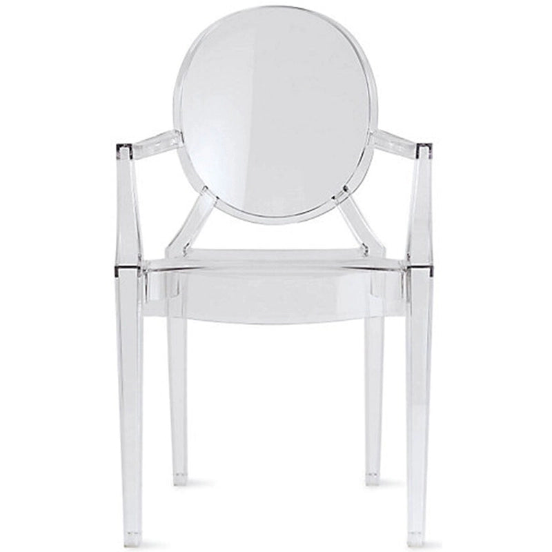 Chaise en acrylique transparent