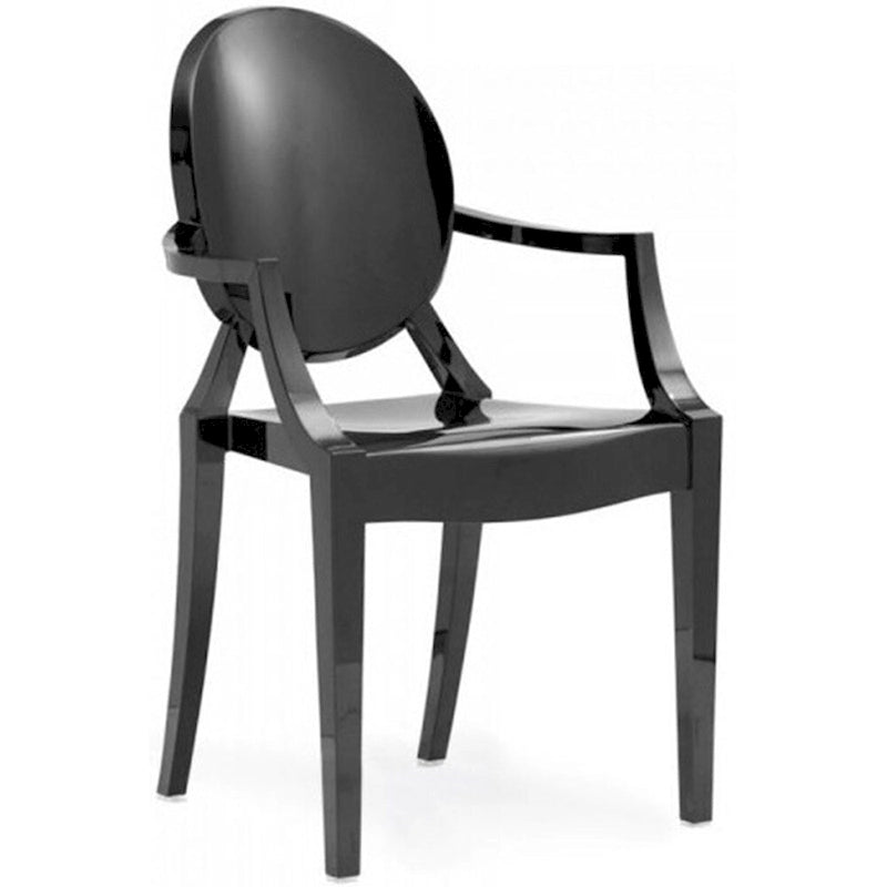 Chaise en acrylique transparent