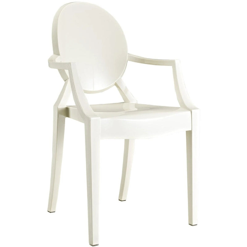 Chaise en acrylique transparent