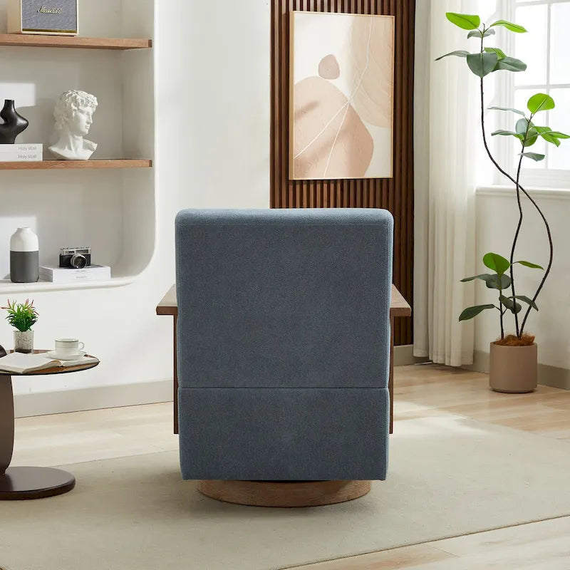 Fauteuil de relaxation pivotant et rembourré