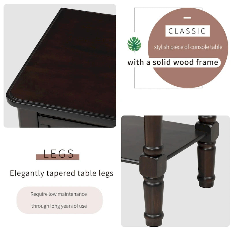 Table d'entrée étroite