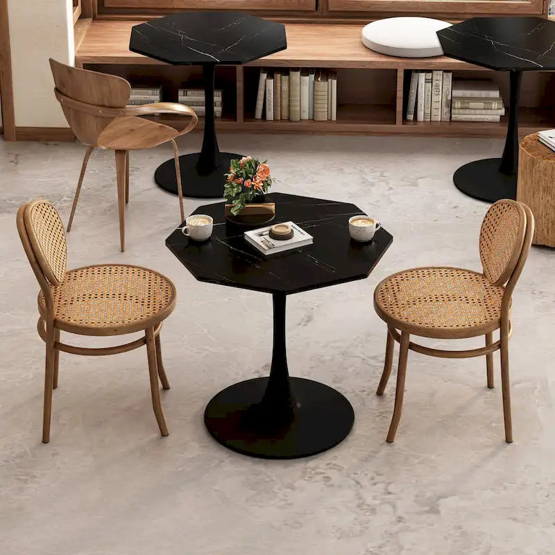 Table de salle à manger octogonale moderne