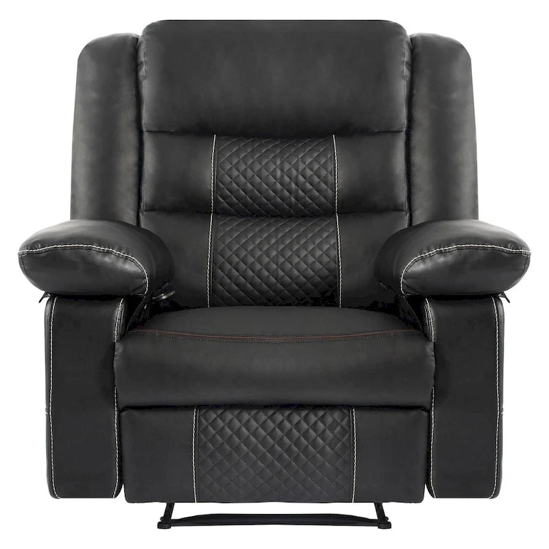 Fauteuil inclinable de massage en cuir respirant