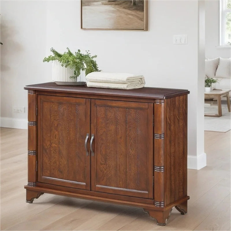 Table d'appoint de canapé rétro en bois