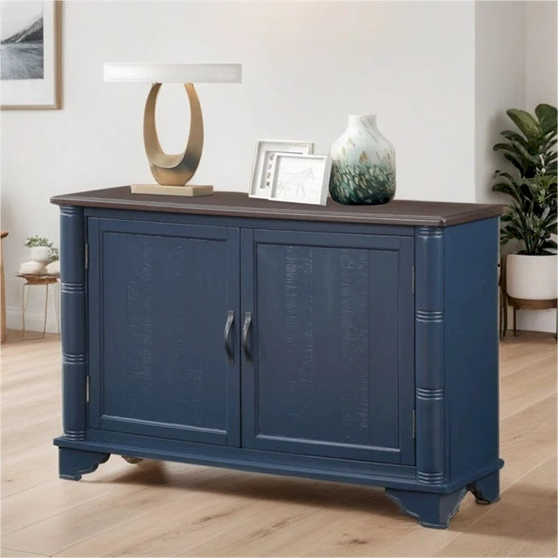Table d'appoint de canapé rétro en bois