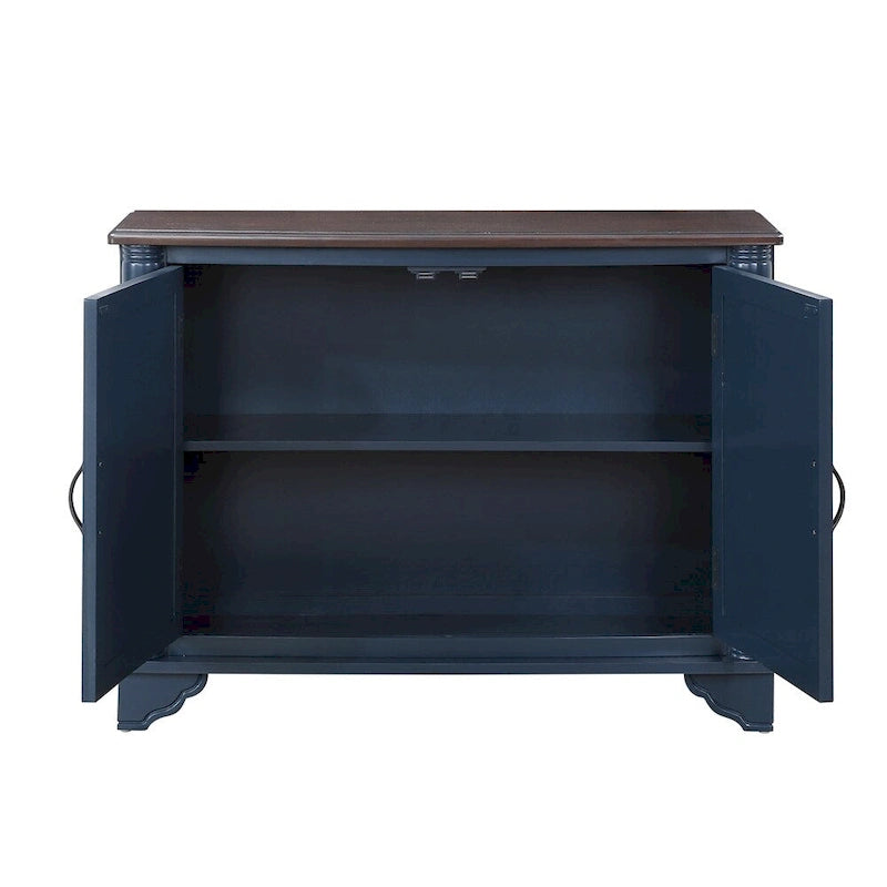 Table d'appoint de canapé rétro en bois