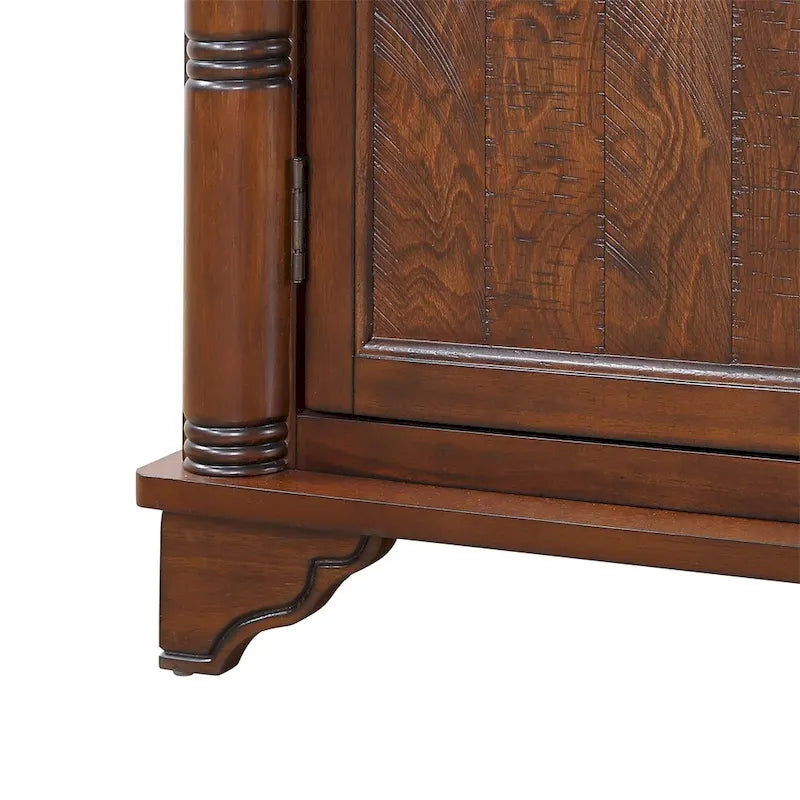 Table d'appoint de canapé rétro en bois