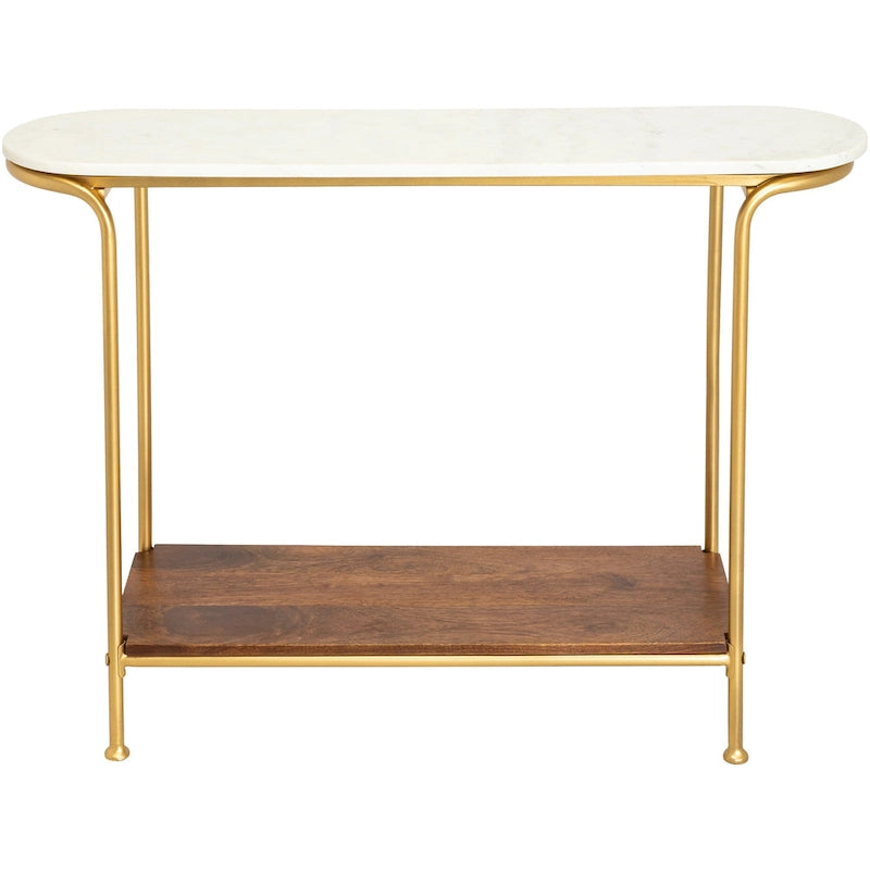 Console moderne Micheale Marble Mixed Media
